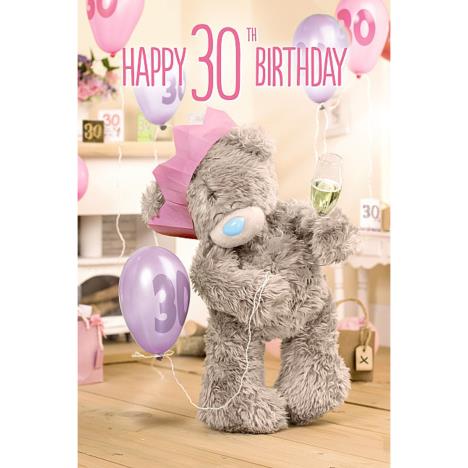 3D Holographic 30th Me to You Bear Birthday Card £4.25